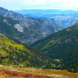 Overlooking the Camp Bird, CO