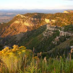 Bluff view from Ruins Road, Mesa Verde, CO